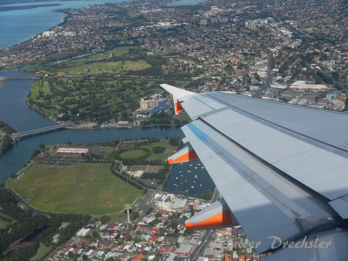 Australien Landeanflug